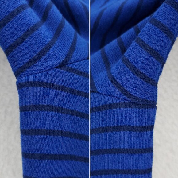 Vineyard Vines Saltwater Quarter 1/4 Zip Pullover Top Whale Striped Men Medium - Picture 10 of 12